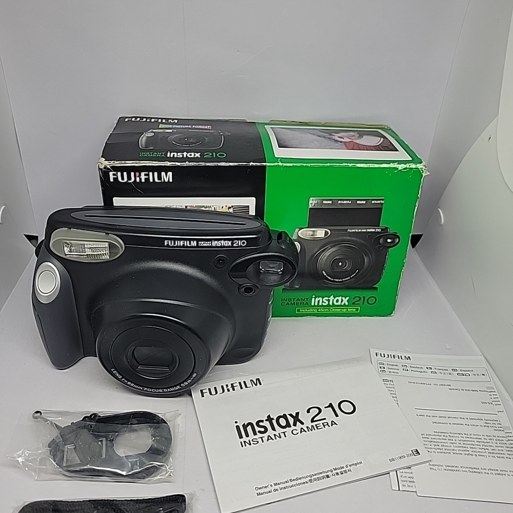 FUJIFILM instax 210 Instant Camera in Black